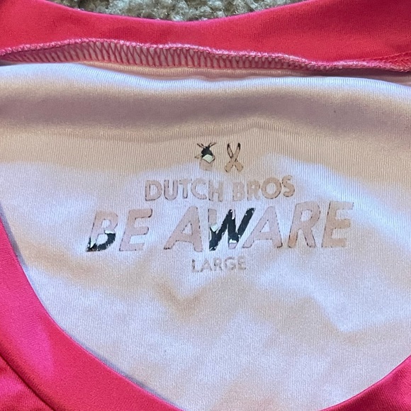 Dutch Bros ‘Be Aware’ Jersey T Shirt - Picture 3 of 4